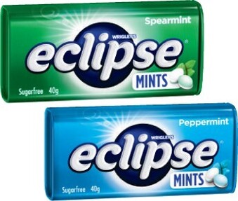 Coles Eclipse Mints 40g offer