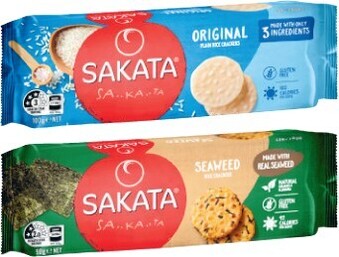 Coles Sakata Rice Crackers 90g-100g offer