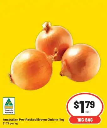 IGA Australian Pre-Packed Brown Onions offer