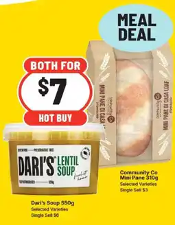 IGA Dari's Lentil Soup offer