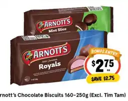 IGA Arnott's Chocolate Biscuits offer