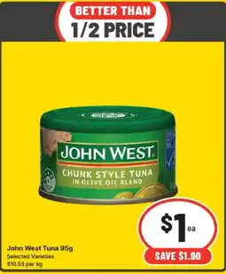 IGA John West Tuna offer
