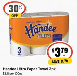 IGA Handee Ultra Paper Towel offer