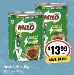 IGA Nestle Milo offer