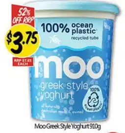 NQR Moo Greek Style Yoghurt offer