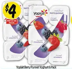 NQR Yoplait Berry Punnet Yoghurt offer