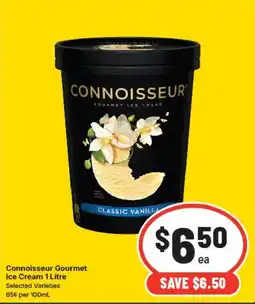 IGA Connoisseur Gourmet Ice Cream offer