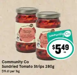 IGA Community Co Sundried Tomato Strips offer