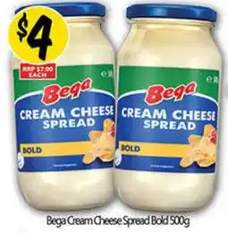 NQR Bega Cream Cheese Spread Bold offer