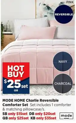 Spotlight Mode Home Charlie Reversible Comforter Set offer