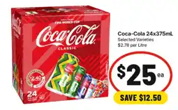 IGA Coca-Cola Classic Selected Varieties offer