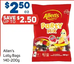 Foodland Allen's Lolly Bags offer