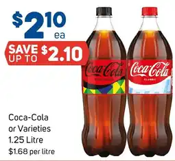 Foodland Coca-Cola or Varieties offer