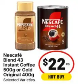 IGA Nescafe Blend 43 Instant Coffee offer
