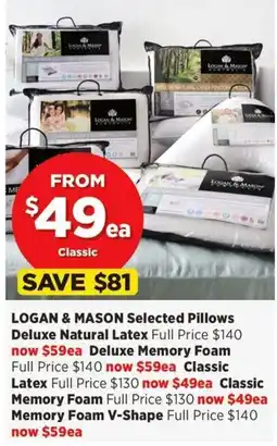 Spotlight Logan & Mason Selected Pillows offer