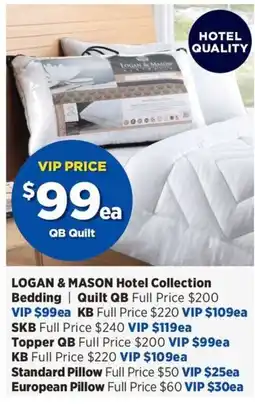 Spotlight Logan & Mason QB Quilt offer
