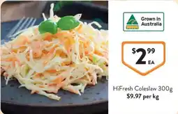 Foodworks HiFresh Coleslaw offer
