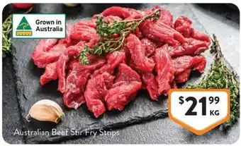 Foodworks Australian Beef Stir Fry Strips offer