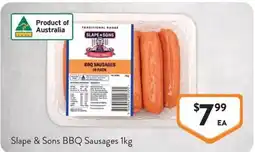 Foodworks Slaope & Sons BBQ Sausages offer