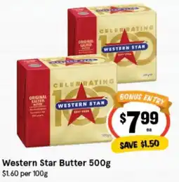 IGA Western Star Butter offer