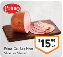 Foodworks Primo Deli Leg Ham offer