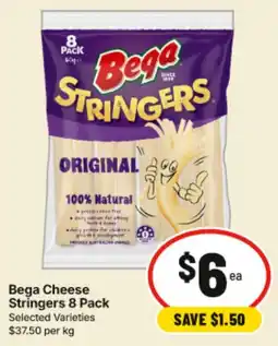 IGA Bega Cheese Stringers 8 Pack offer