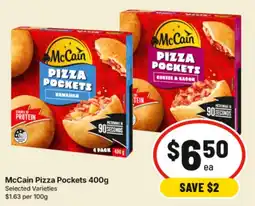 IGA McCain Pizza Pockets offer