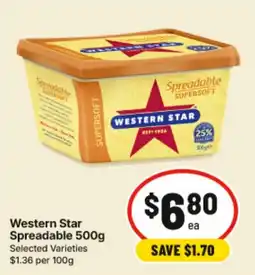 IGA Western Star Spreadable offer