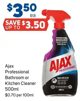 Foodland Ajax Professional Bathroom or Kitchen Cleaner offer