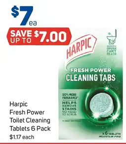 Foodland Harpic Fresh Power Toilet Cleaning Tablets offer