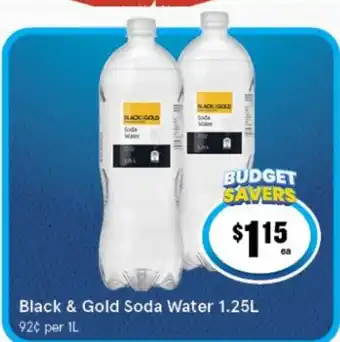 Black & Gold Soda Water