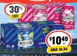 IGA Kirks Creaming Soda offer