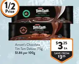 Foodworks Arnott's Chocolate Tim Tam Deluxe offer