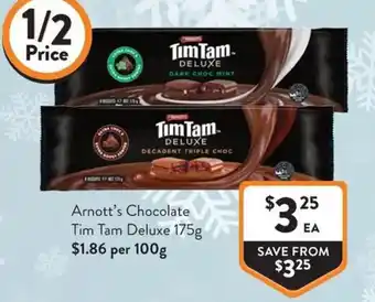 Arnott's Chocolate Tim Tam Deluxe