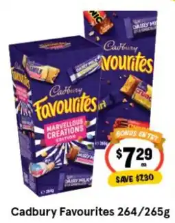 IGA Cadbury Favourites offer