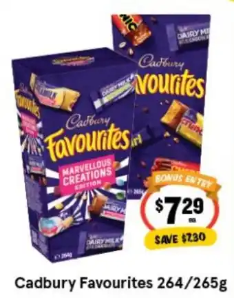 IGA Cadbury Favourites offer
