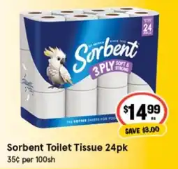 IGA Sorbent Toilet Tissue offer