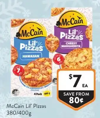 Foodworks McCain Lil' Pizzas offer