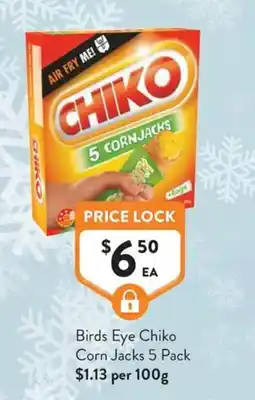 Foodworks Birds Eye Chiko Corn Jacks 5 Pack offer