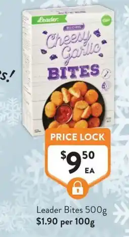 Foodworks Leader Cheesy Garlic Bites offer