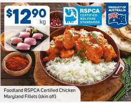 Foodland Foodland RSPCA Certified Chicken Maryland Fillets (skin off) offer