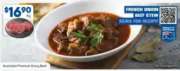 Foodland Australian Premium Gravy Beef offer