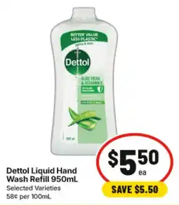 IGA Dettol Liquid Hand Wash Refill offer