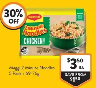 Foodworks Maggi 2 Minute Noodles offer