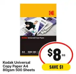 IGA Kodak Universal Copy Paper offer
