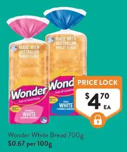 Foodworks Wonder White Bread offer