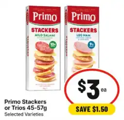 IGA Primo Stackers offer