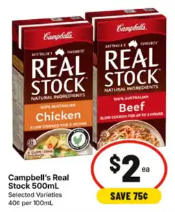 IGA Campbell's Real Stock offer