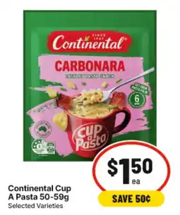 IGA Continental Cup A Pasta offer