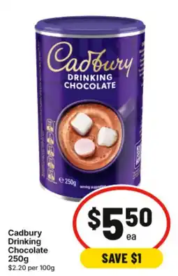 IGA Cadbury Drinking Chocolate offer